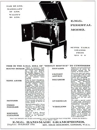 EMG Gramophone PEDESTAL MODEL